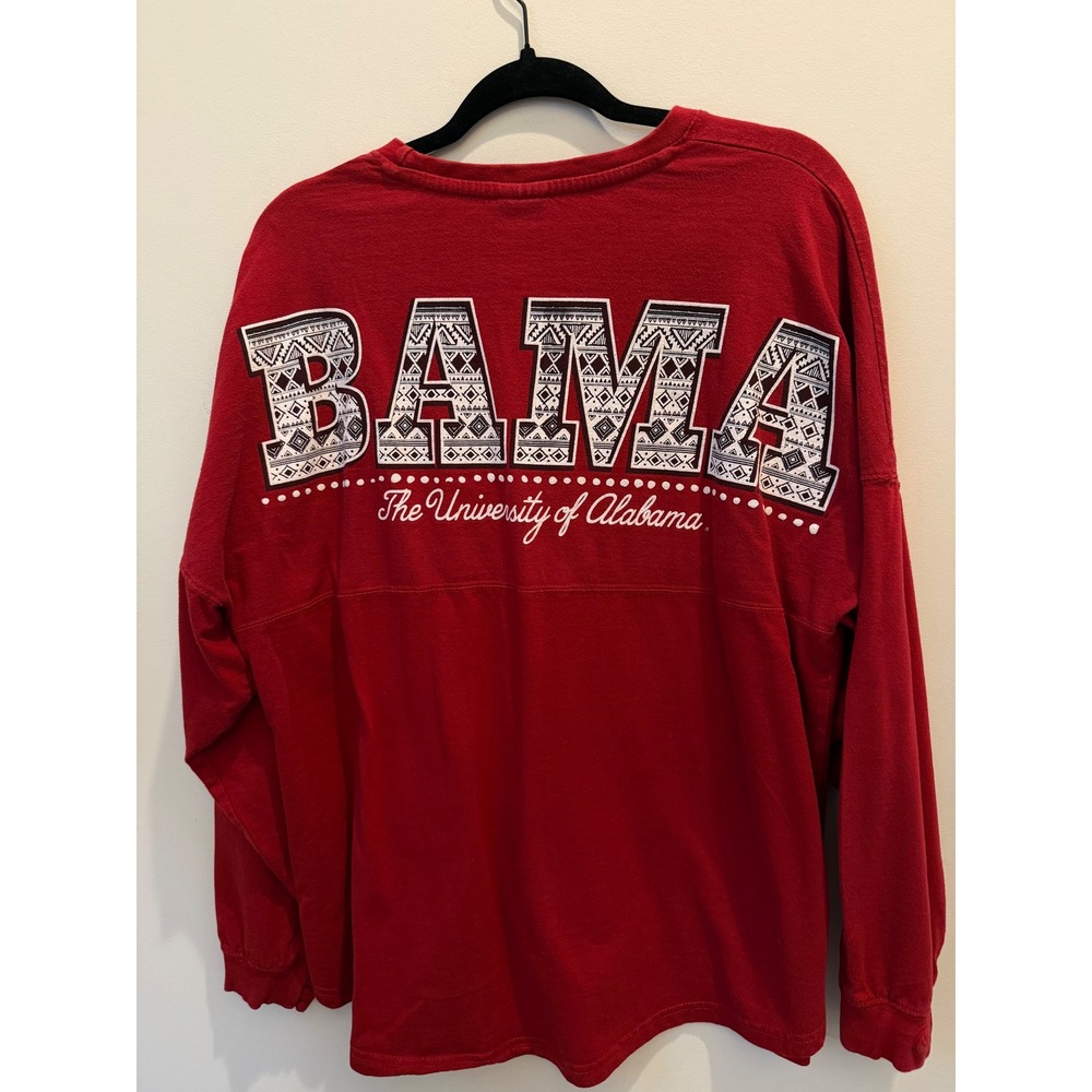 Pressbox Alabama Crimson Tide Women's Medium Oversized Long Sleeve Thumbhole Tee